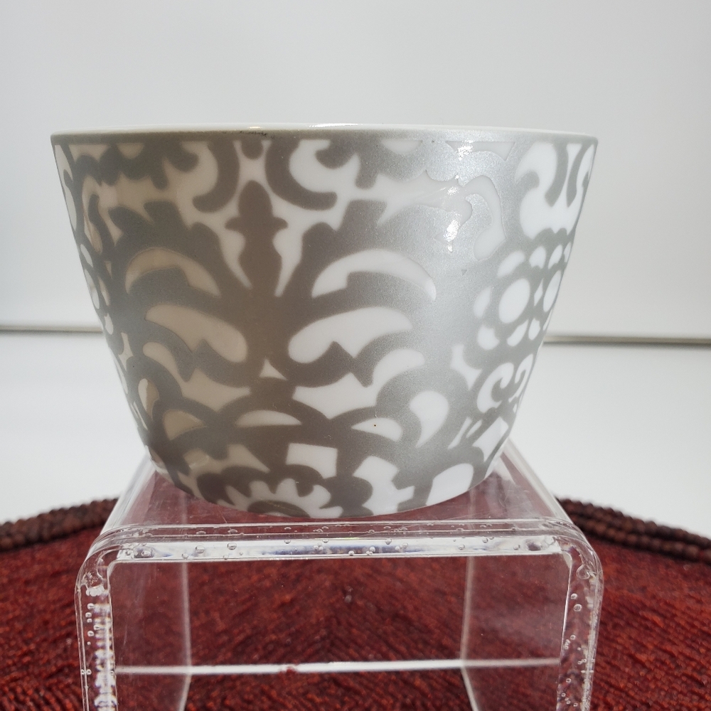 222 Fifth  Casbah Silver Appetizer Dessert Bowl (C7)